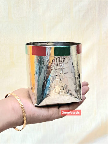 Handcrafted Stainless Steel Kottan – Pezhai Petti for wedding Use 4 inch