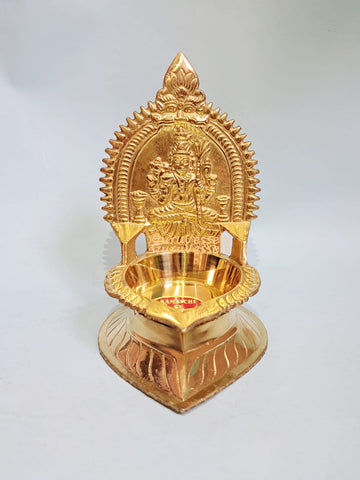 Brass Kamatchi Amman vilakku/Diya/deepam - karumbu kamatchi