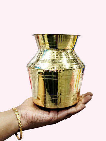 Brass Pooja Lots/kalash/sombu 6 inch