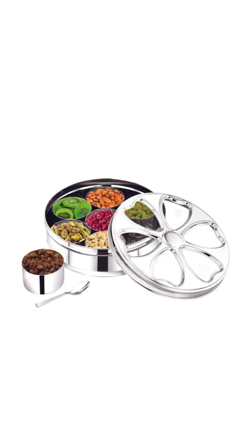 Stainless steel masala dabba, anjarai petty