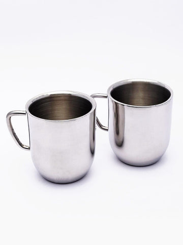 Stainless steel-Coffee/Tea Mugs - Insulated 2 pcs set