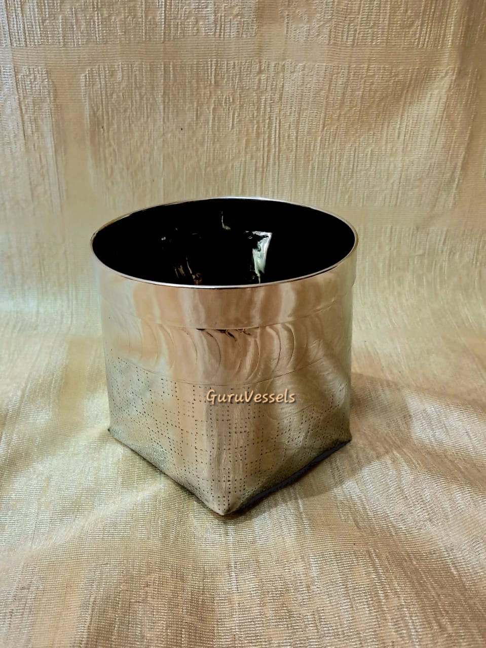 Handcrafted Mini Stainless Steel Kottan – Traditional Small Storage & pezhaipetti 4 inch (Unpainted, Durable & Rust-Free)