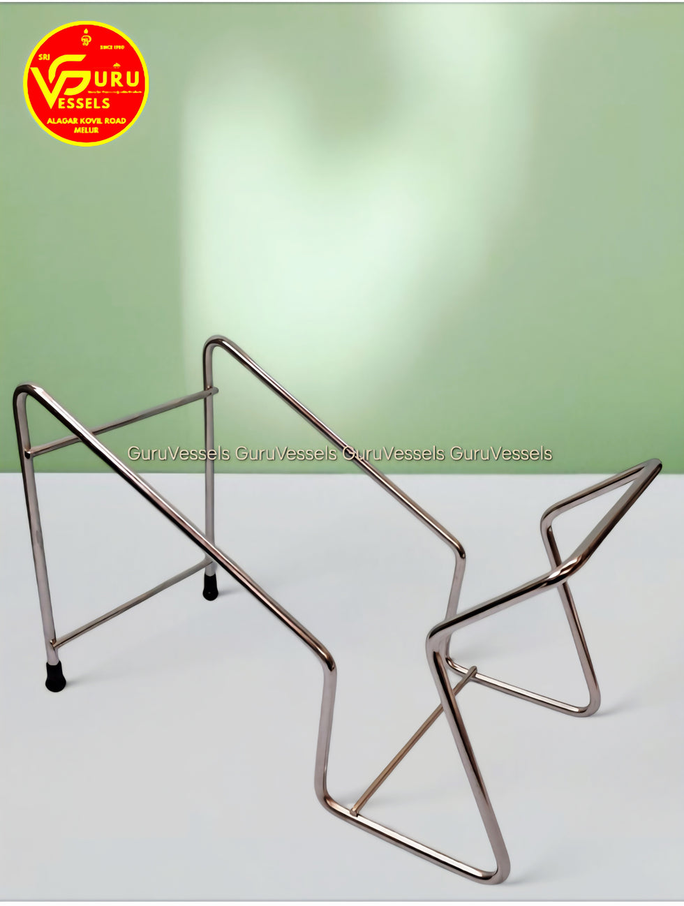 rice draining stand- Stainless steel – Guru Vessels
