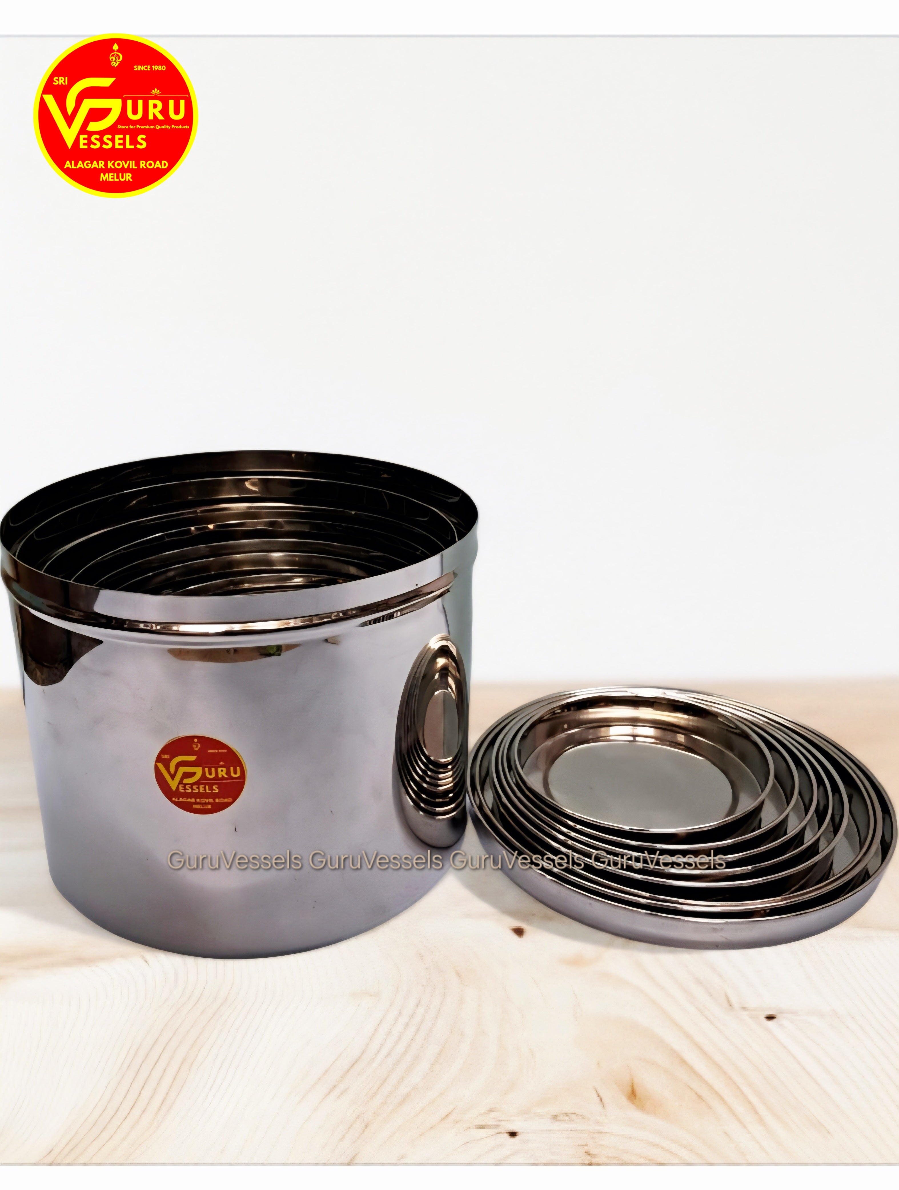 stainless steel container set 8 pieces combo