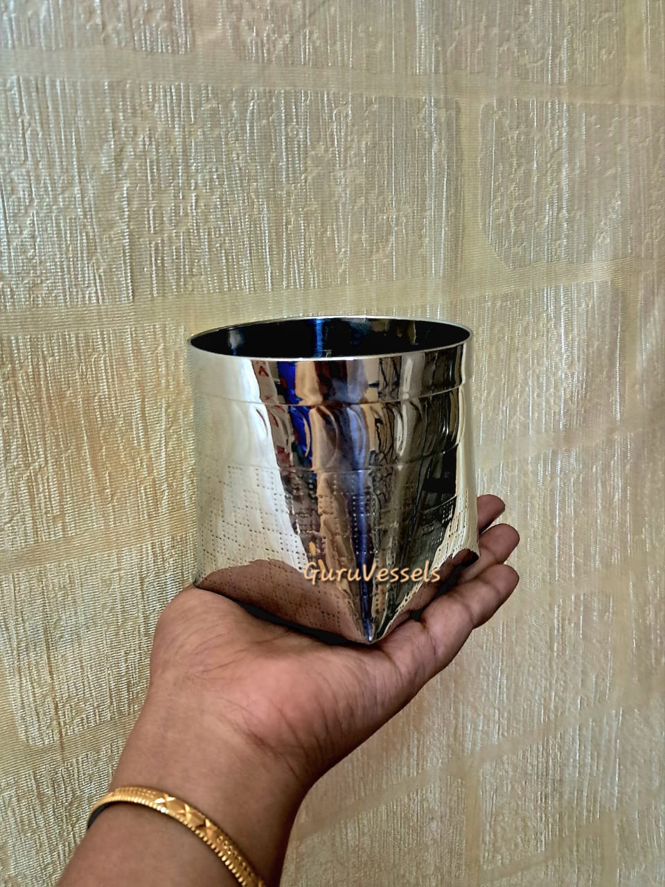 Handcrafted Mini Stainless Steel Kottan – Traditional Small Storage & pezhaipetti 4 inch (Unpainted, Durable & Rust-Free)