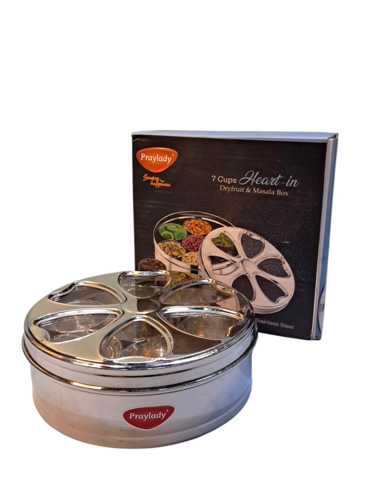 Stainless steel masala dabba, anjarai petty
