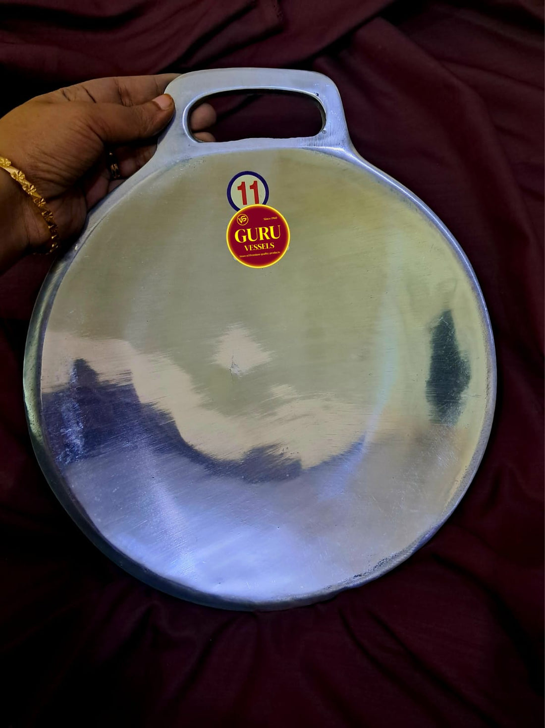 Indolium Dosa Tawa –  Hand-finished & Durable in 4 Sizes / dosa chatty