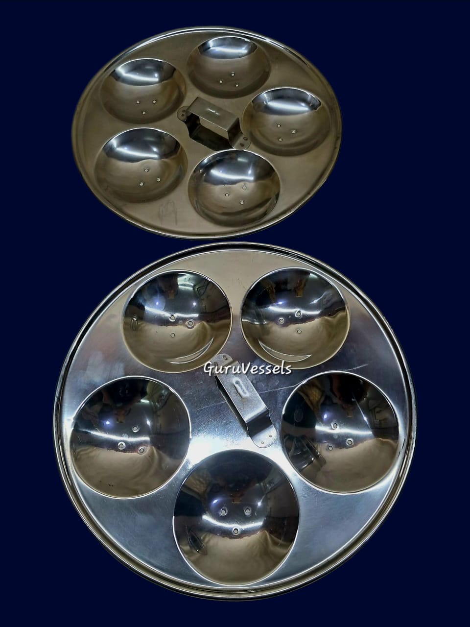 KARAIKUDI IDLY PAANAI - STAINLESS STEEL PREMIUM QUALITY .NO-10,12