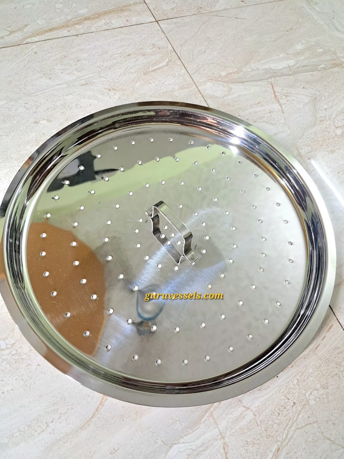 Premium Chettinad Idli Pot – Heavy Stainless Steel Traditional Idli Paanai 12 kuli & Idli Chatti | 6-Piece Set