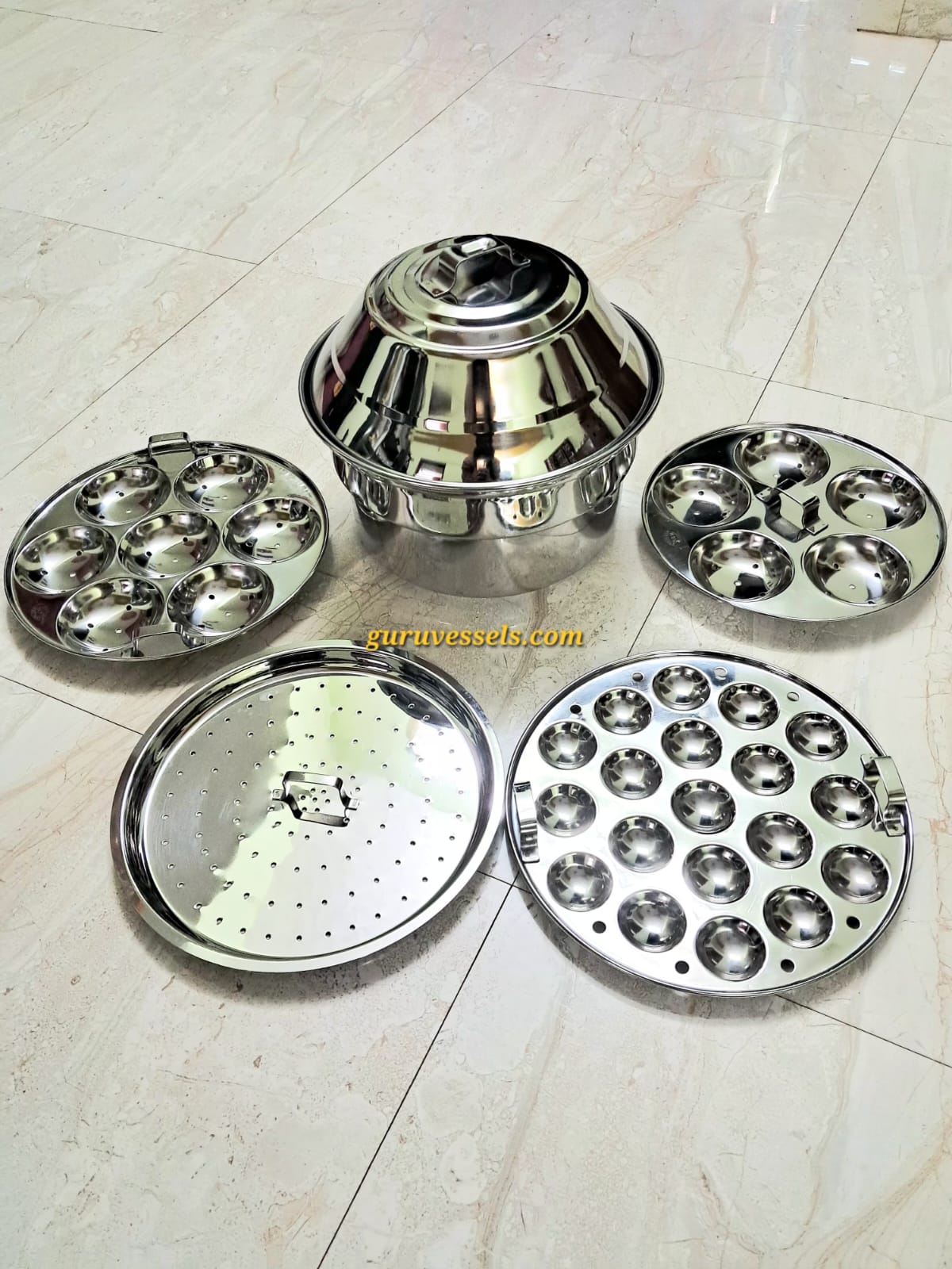 idli pot/ idli CHATTI, mini idli, steamer plate/ best/ premium quality/ guru vessels