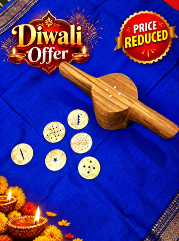 Diwali Offer on Pure Teak Wood Sillukattai 6-in-1 Traditional Murukku Press – Price Reduced – Guru Vessels