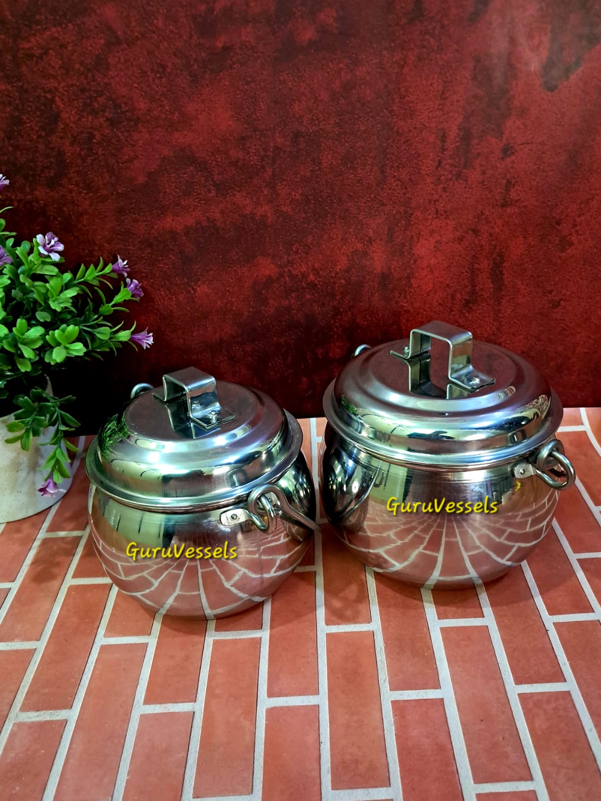 Karaikudi Apple Thooku handcrafted traditional food container"