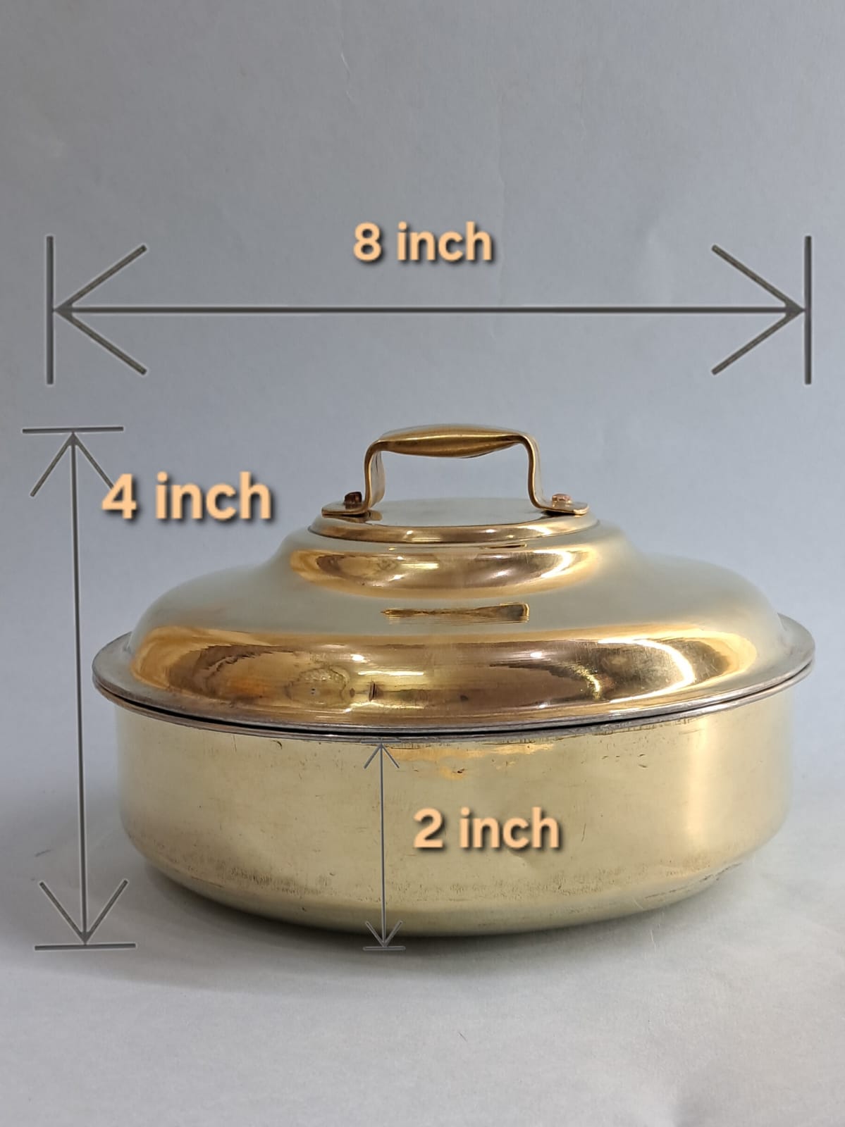 Traditional Brass prasadham bowl- aluminium coated inside bowl