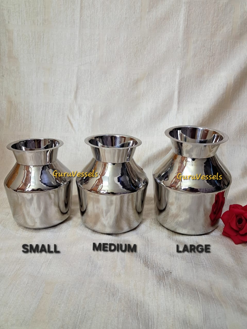 stainless steel thekloor sombu / paal kudam