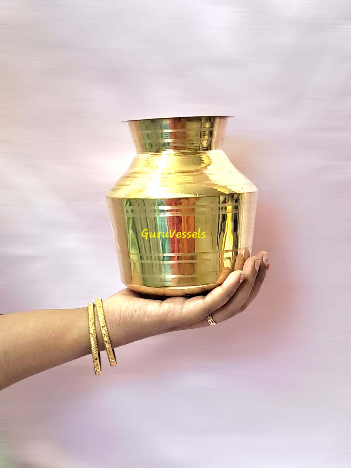 Traditional kumbakonam Brass Pooja Lots/kalash/sombu 6 inch