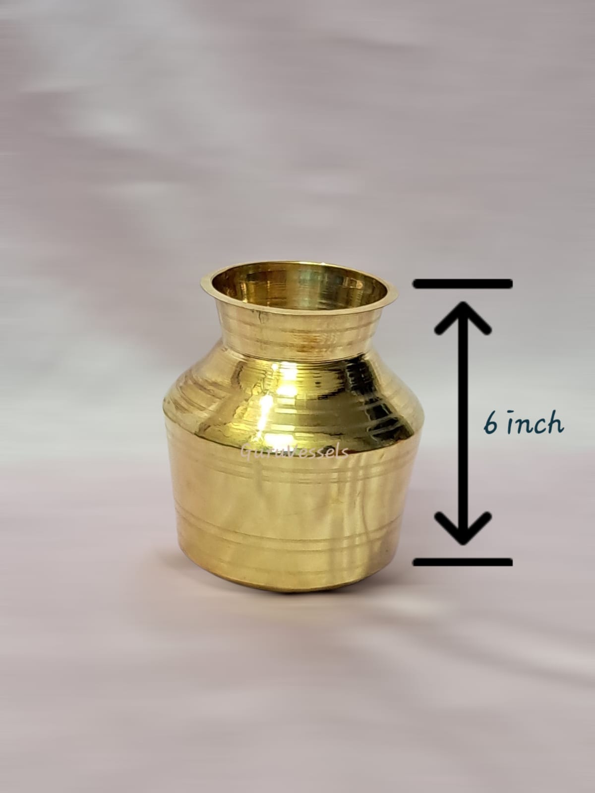 Traditional kumbakonam Brass Pooja Lots/kalash/sombu 6 inch