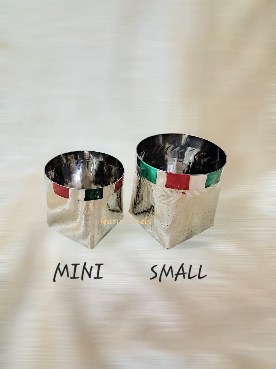 Handcrafted Stainless Steel Kottan – Pezhai Petti for wedding-4 inch, 4.5 inch