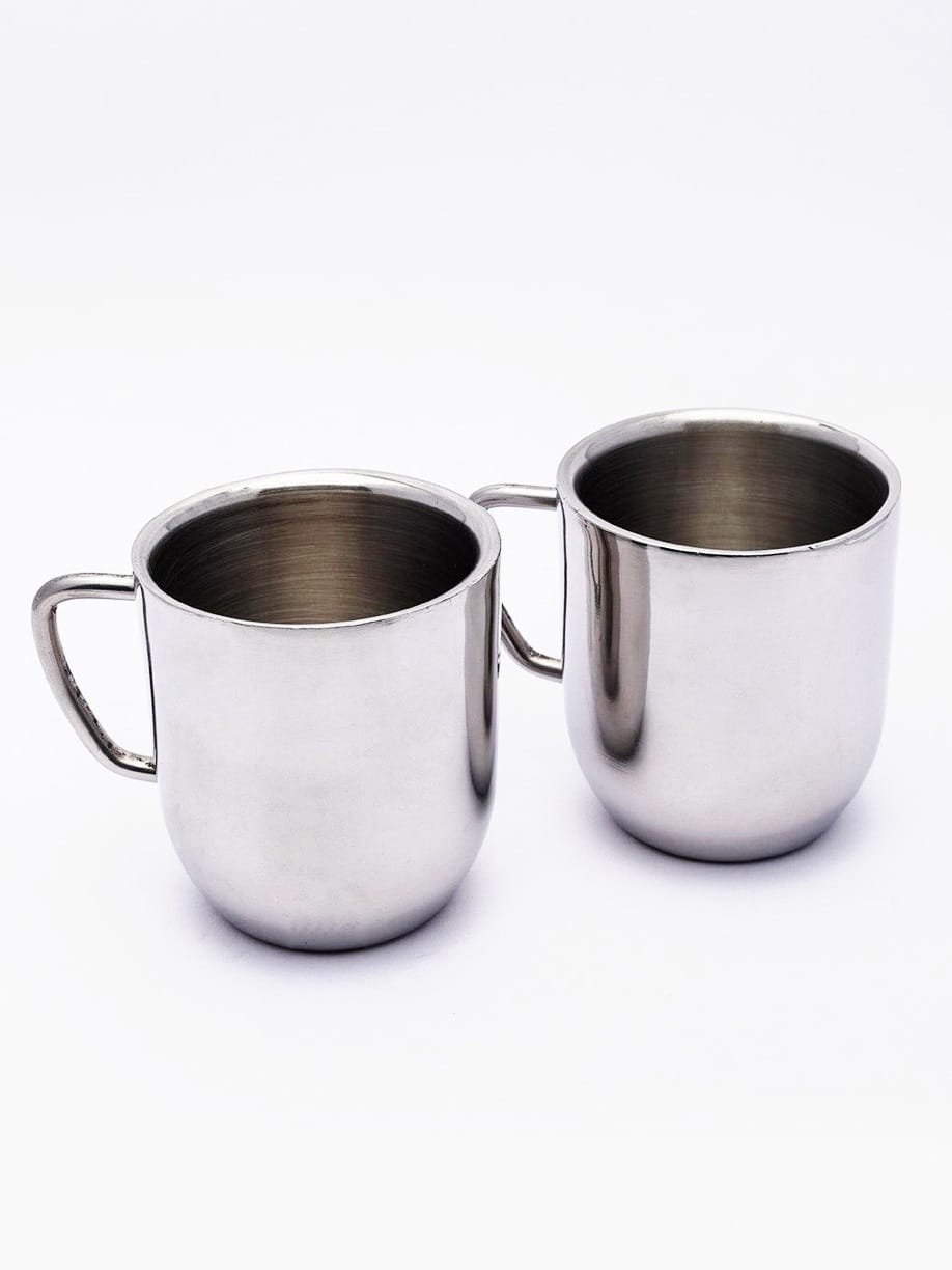 Stainless steel-Coffee/Tea Mugs - Insulated 2 pcs set
